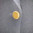 Load image into Gallery viewer, Chanel Vintage Black Wool Gauze Crepe Jacket with Gold Hammered Buttons
