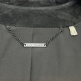 Load image into Gallery viewer, Elie Tahari Black Suede Ruffle Front Jacket
