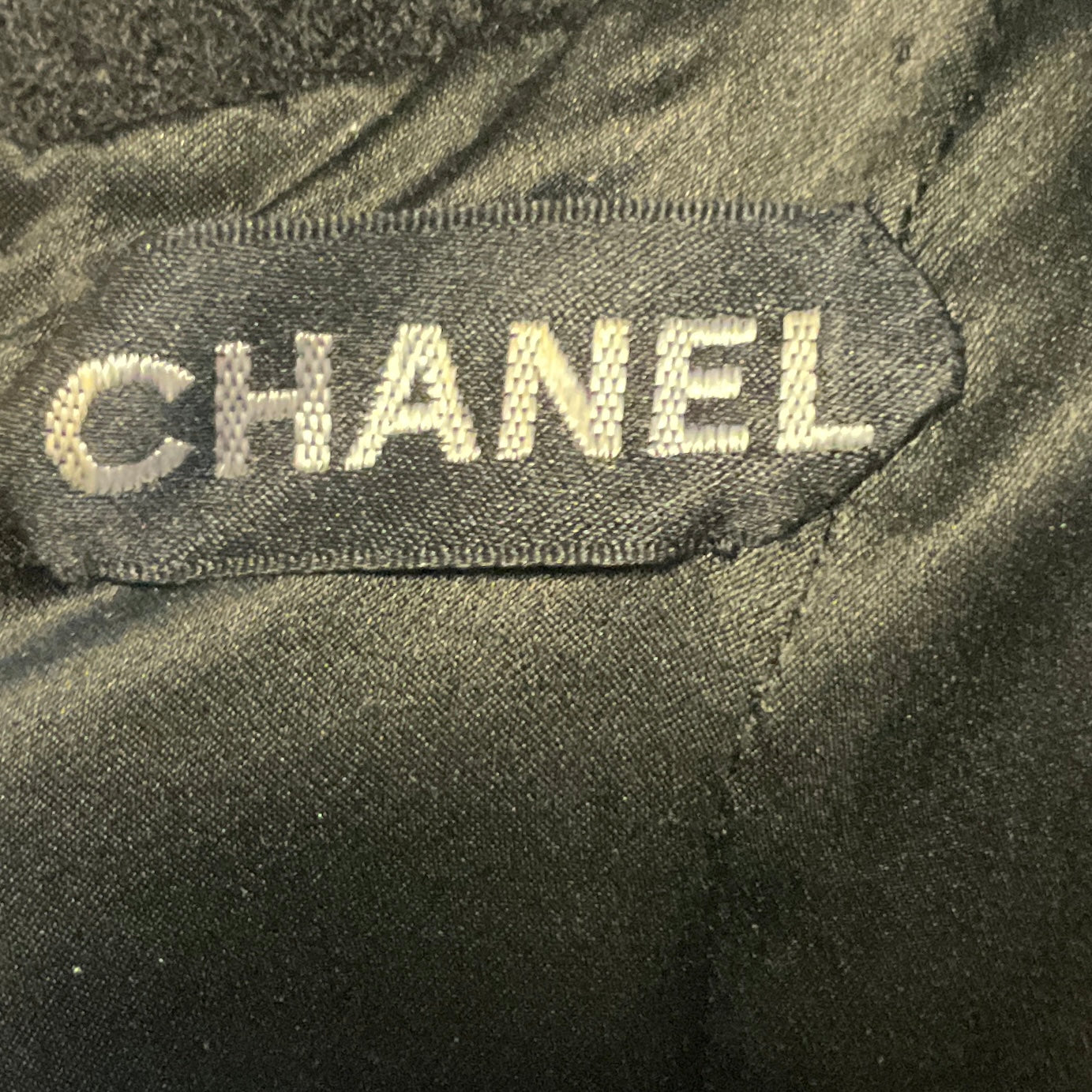 Chanel Couture Vintage Black Tweed and Lace Tulle Mini Cocktail Dress
