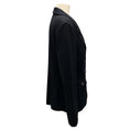 Load image into Gallery viewer, St. John Collection Navy Blue 2018 Button-Front Wool Knit Jacket
