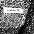 Load image into Gallery viewer, Christian Dior Black Mohair, Alpaca, and Silk Knit Ascot Sweater
