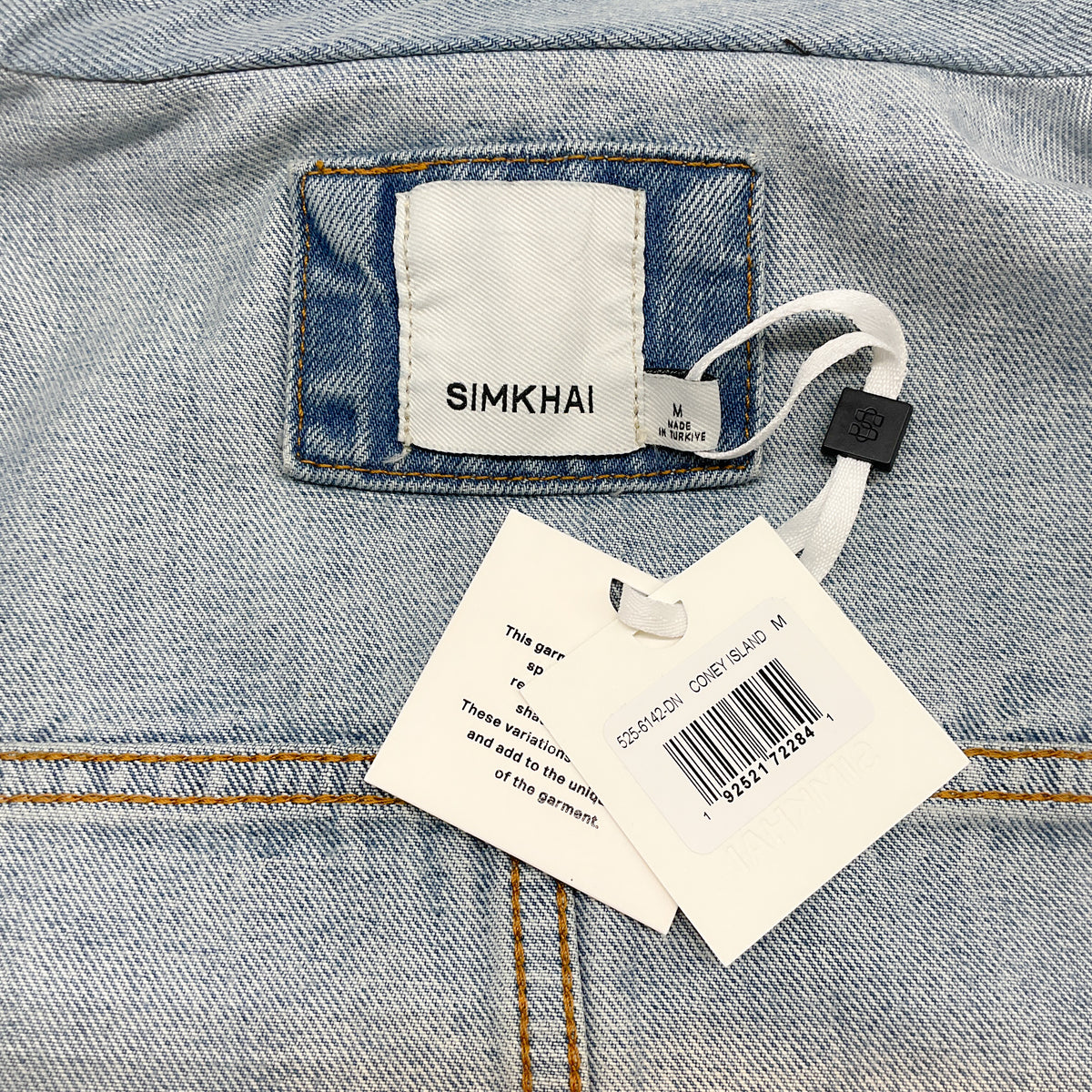 Simkhai Blue Denim Coney Island Jacket