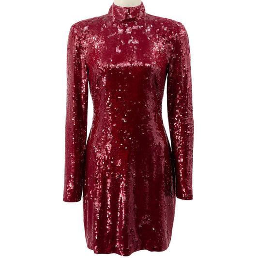 Veronica Beard Wine Sequined Sylee Dress
