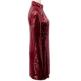 Load image into Gallery viewer, Veronica Beard Wine Sequined Sylee Dress
