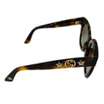 Load image into Gallery viewer, Gucci Havana Brown Tortoiseshell Gradient Lens Butterfly Acetate Sunglasses with GG Logo and Stars
