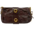 Load image into Gallery viewer, Marni Brown Leather Shoulder Bag with Gold Hardware
