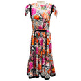 Load image into Gallery viewer, 3.1 Phillip Lim Rose Multi Floral Collage Soft Tulip Sleeve Dress with Ruching
