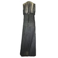 Load image into Gallery viewer, Herve Leger Charcoal Grey Fringed Knit Gown / Formal Dress
