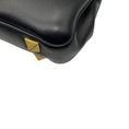 Load image into Gallery viewer, Valentino Black / Gold VLogo Leather Shoulder Bag with Rockstud Embellished Chain Strap
