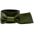 Load image into Gallery viewer, Marni Green Embossed Leather Wide Belt
