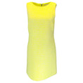 Load image into Gallery viewer, Alice + Olivia Neon Yellow Clyde Sequin Embellished Boucle Tweed Mini Dress
