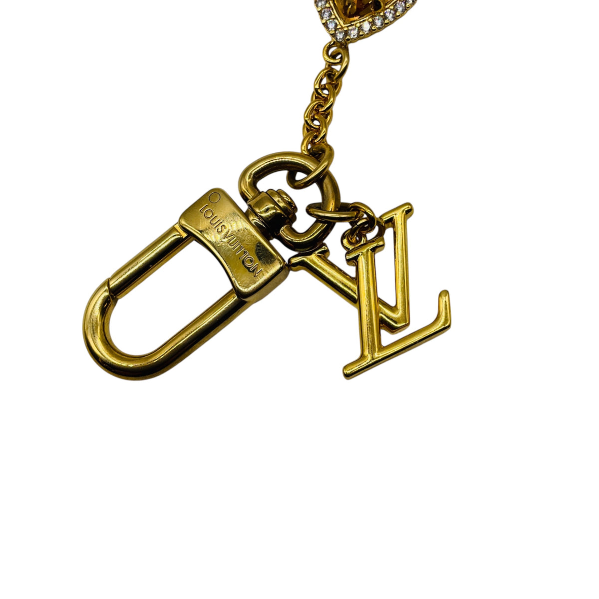 Louis Vuitton Gold Multi Mirage Chain Bag Charm