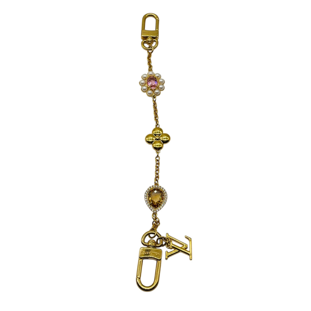 Louis Vuitton Gold Multi Mirage Chain Bag Charm