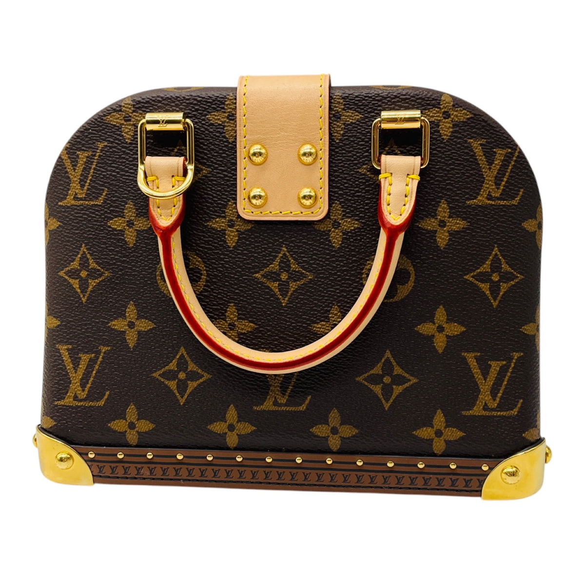Louis Vuitton Brown Monogram Canvas Alma Trunk 20 Mini Bag