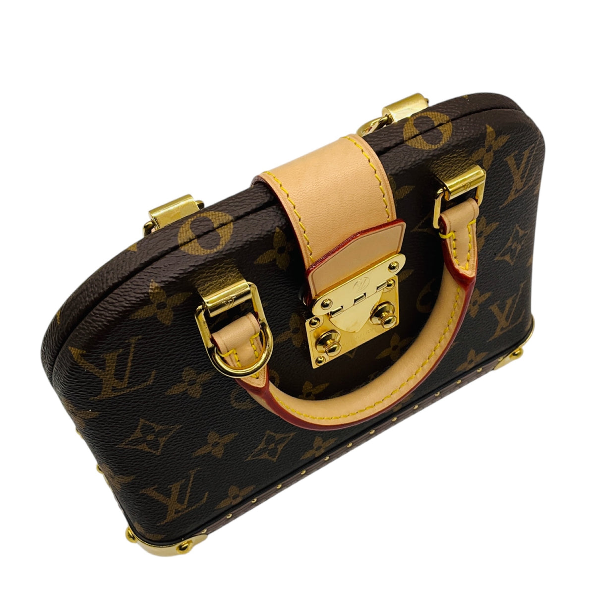 Louis Vuitton Brown Monogram Canvas Alma Trunk 20 Mini Bag