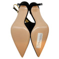 Load image into Gallery viewer, Gianvito Rossi Black Suede Yves Slingback Pumps
