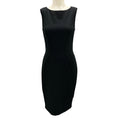 Load image into Gallery viewer, Lela Rose Black Sleeveless Fitted Stretch Knit Dress
