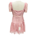 Load image into Gallery viewer, Self-Portrait Pink Petal Lace Detail Short Sleeved Mini Dress
