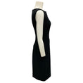 Load image into Gallery viewer, Lela Rose Black Sleeveless Fitted Stretch Knit Dress
