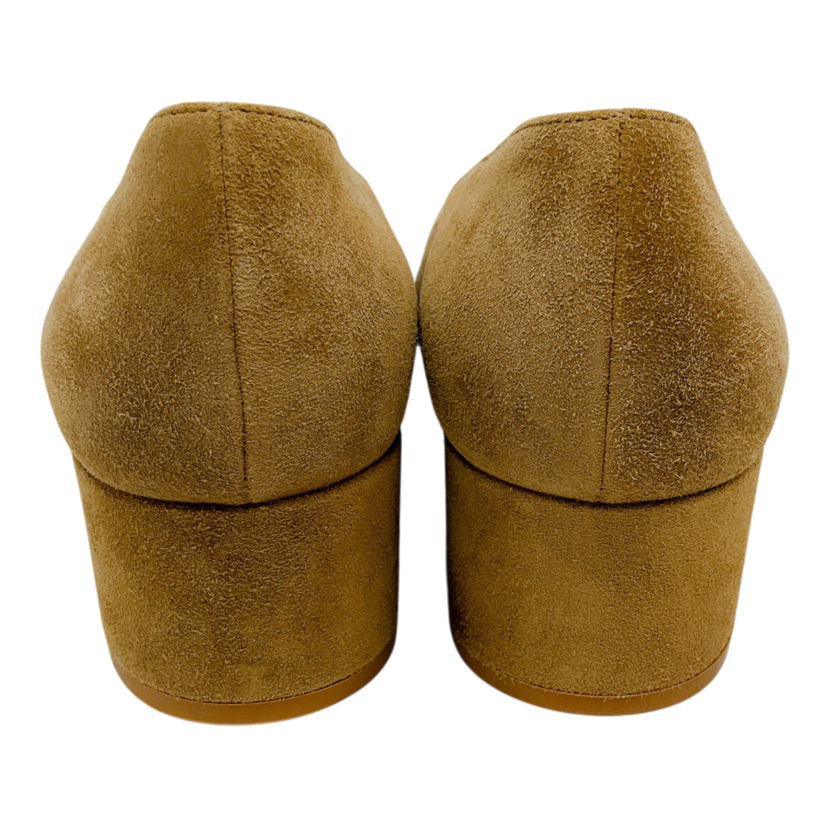 Gianvito Rossi Camel Suede Piper Pumps
