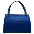 Load image into Gallery viewer, Celine Blue Drummed Leather Large Edge Bag
