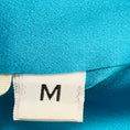 Load image into Gallery viewer, Lee Anderson Couture Turquoise / Gold Metallic Short Sleeved Jacquard Lurex Cocktail Dress

