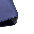 Load image into Gallery viewer, Celine Blue Drummed Leather Large Edge Bag
