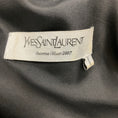 Load image into Gallery viewer, Yves Saint Laurent Navy / Black Textured Short Sleeved Silk and Wool Sheath Dress
