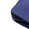 Load image into Gallery viewer, Celine Blue Drummed Leather Large Edge Bag
