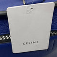 Load image into Gallery viewer, Celine Blue Drummed Leather Large Edge Bag
