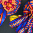 Load image into Gallery viewer, Hermes Black Multi Les Rubans du Cheval Print Square Silk Twill Scarf
