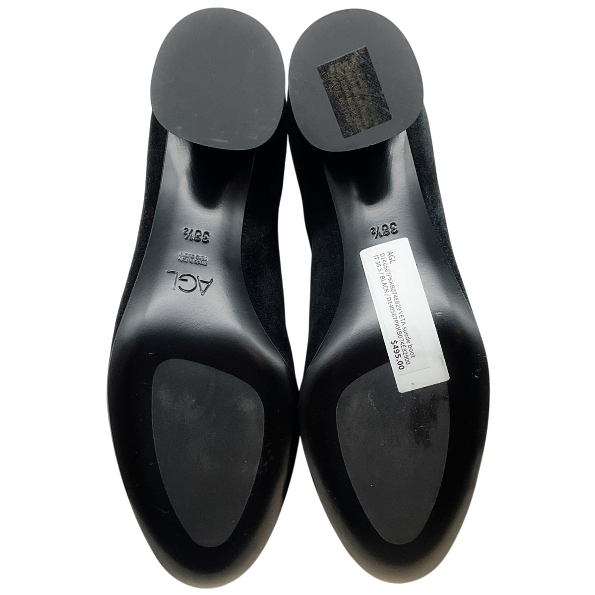 AGL Black Suede Veta Precious Booties