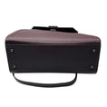 Load image into Gallery viewer, Akris Burgundy Trapezoidal Saffiano Leather Shoulder Bag
