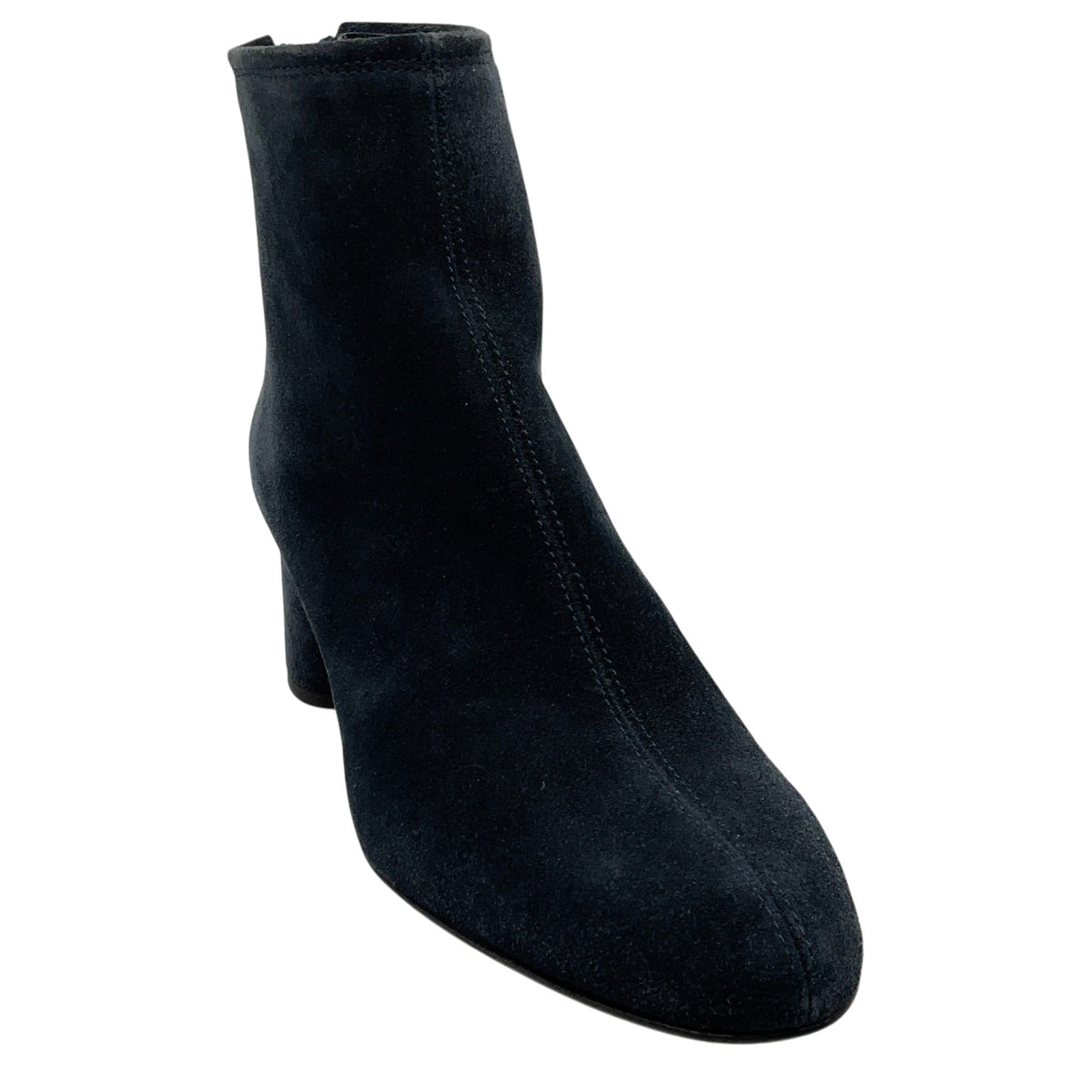 AGL Night Blue Suede Olga Booties
