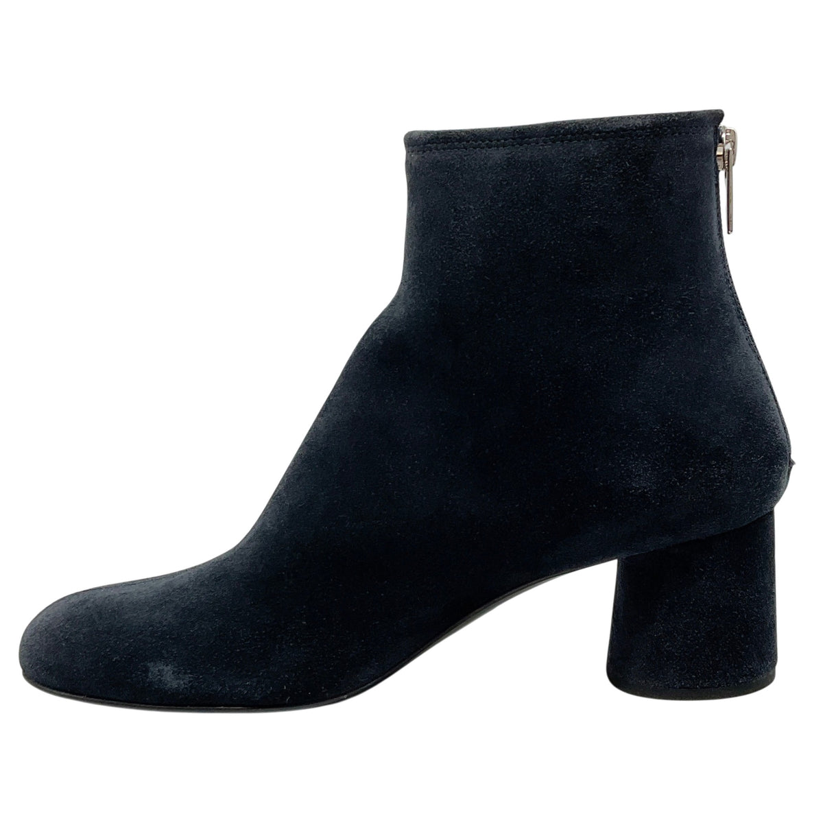 AGL Night Blue Suede Olga Booties