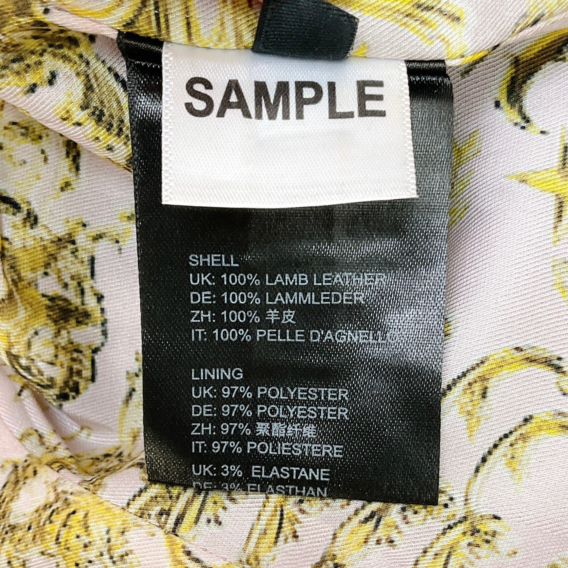 Philipp Plein Black Leather Moto Jacket With Studs And Stones