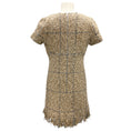 Load image into Gallery viewer, Sonia Rykiel Tan Multi Fringed Wool Tweed Jacket and Dress Suit Set
