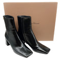 Load image into Gallery viewer, Gianvito Rossi Black Patent Leather Freeda Booties
