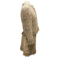 Load image into Gallery viewer, Sonia Rykiel Tan Multi Fringed Wool Tweed Jacket and Dress Suit Set
