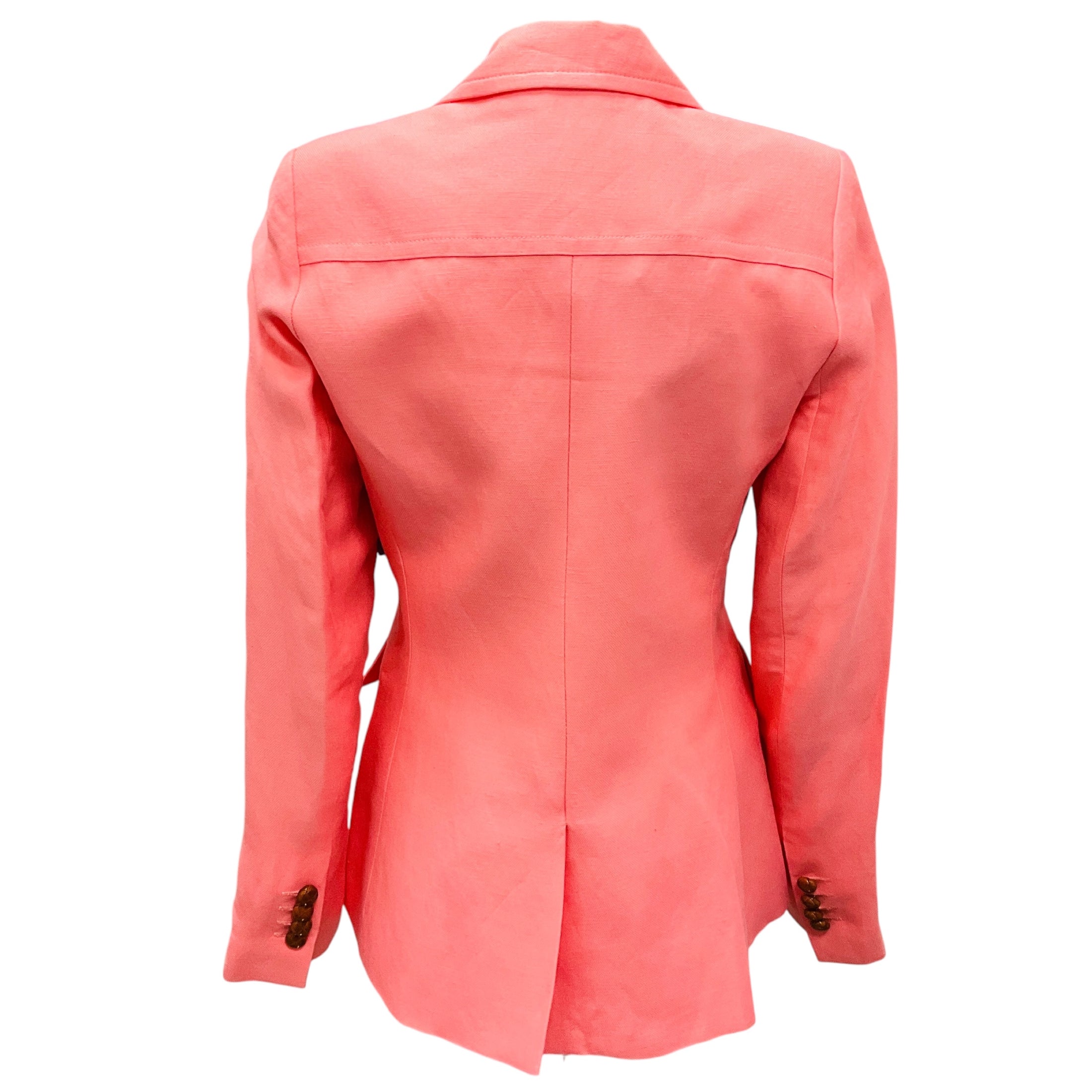 Smythe Chalk Pink Pintuck Blazer