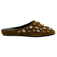 Load image into Gallery viewer, Veronica Beard Chestnut Suede Narcisa Slide Mules
