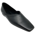 Load image into Gallery viewer, Toteme Black Leather The Everyday Flats

