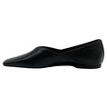 Load image into Gallery viewer, Toteme Black Leather The Everyday Flats

