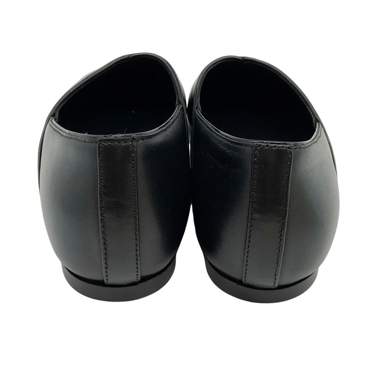 Toteme Black Leather The Everyday Flats