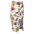 Load image into Gallery viewer, Jason Wu Collection Chalk Multi Floral Printed Crinkled Midi Skirt
