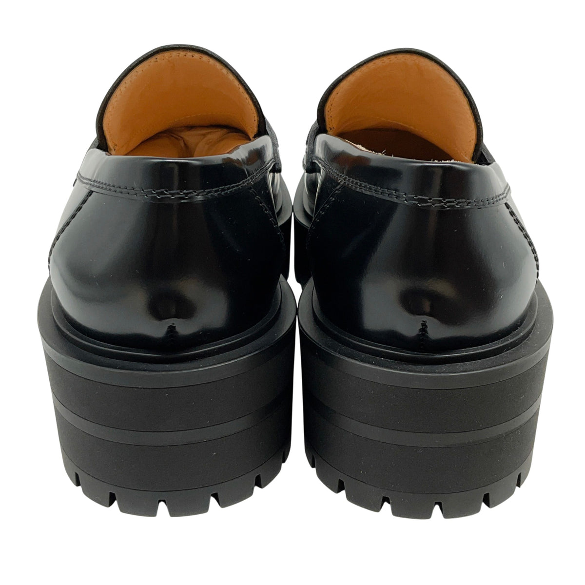 Gianvito Rossi Black Leather Ramsey Loafers