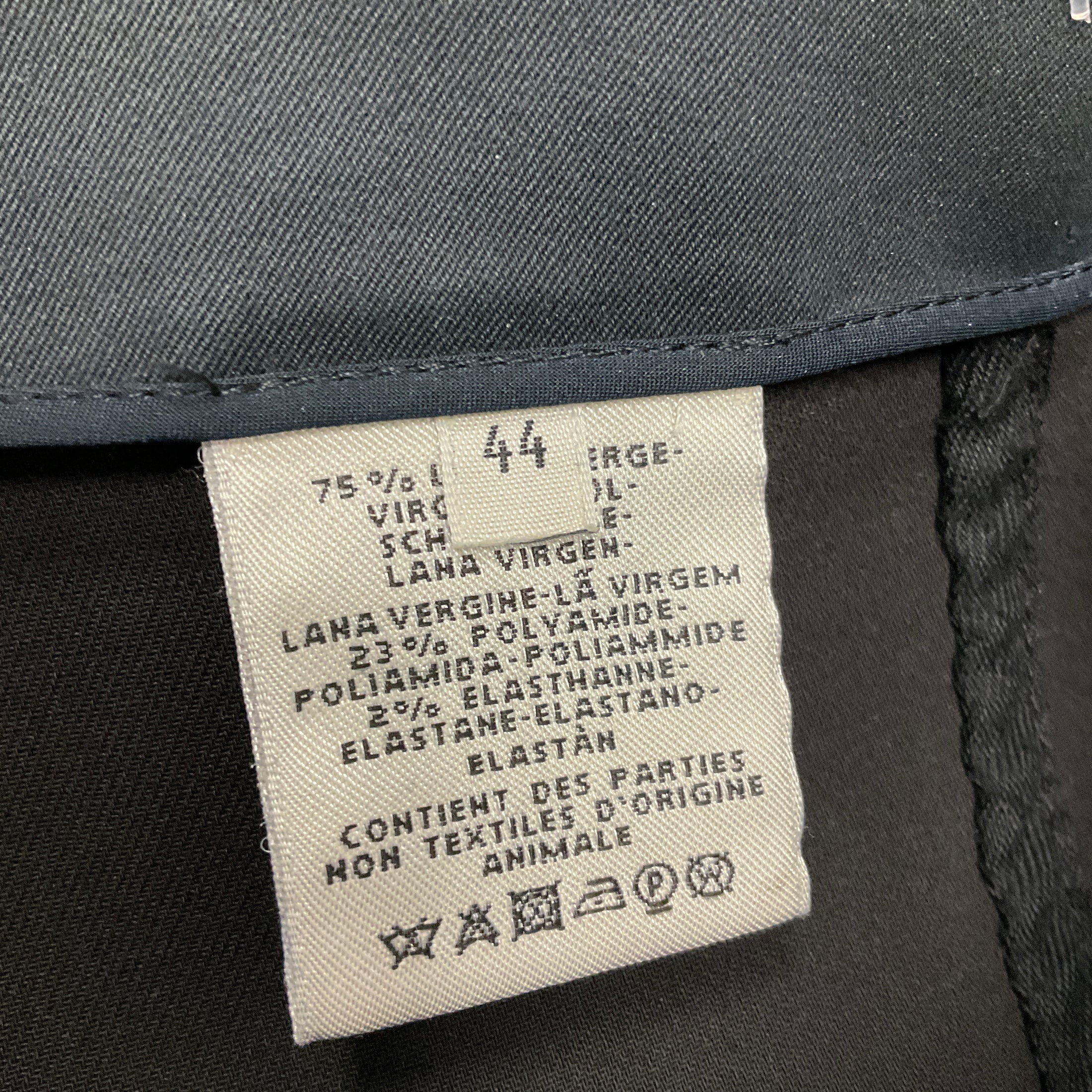 Hermes Black Wool Stretch Trousers