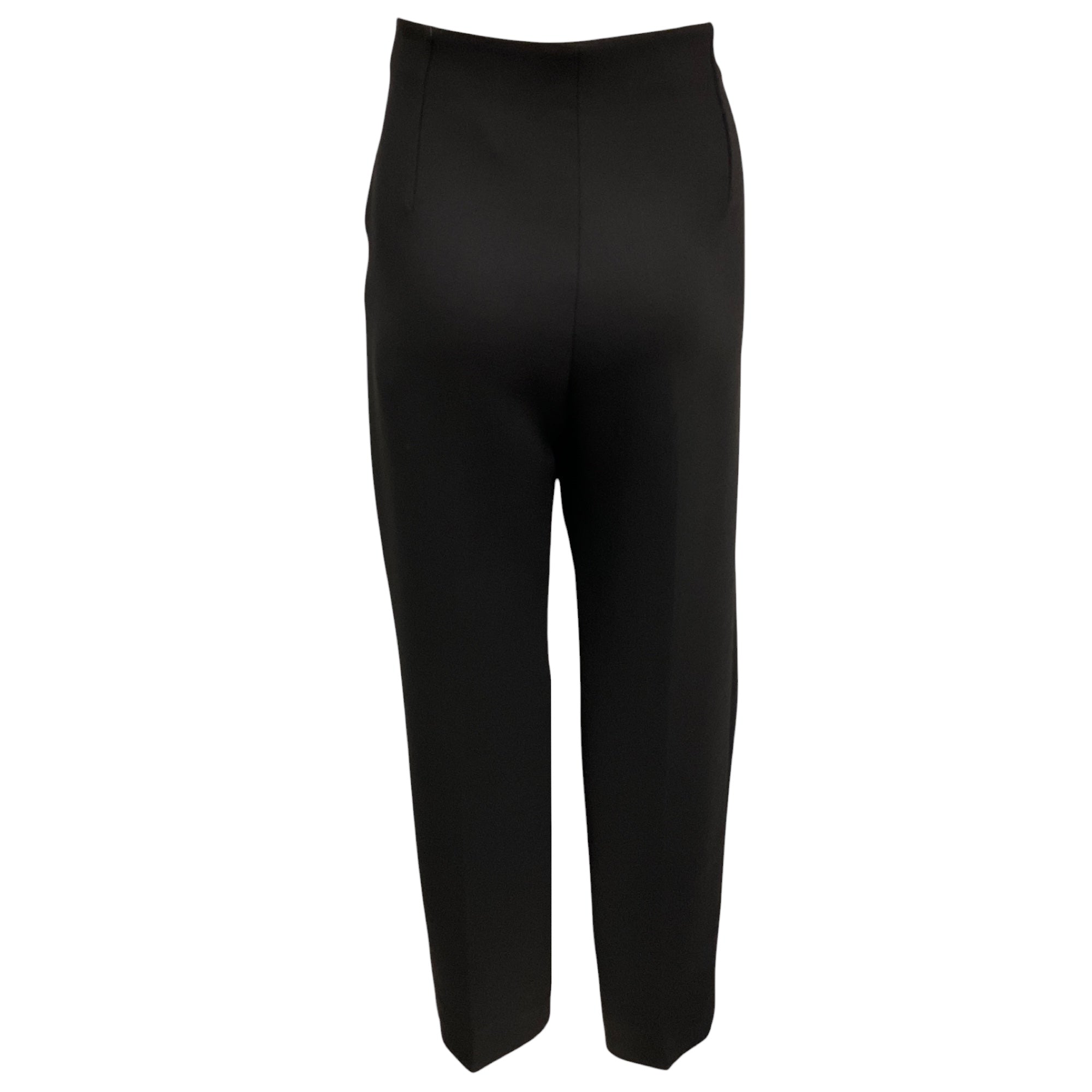 Hermes Black Wool Stretch Trousers