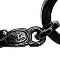 Load image into Gallery viewer, Chanel Gunmetal / Cream / Black 2003 CC Logo Pendant, Imitation Pearl, and Large Bead Ring Chain Belt
