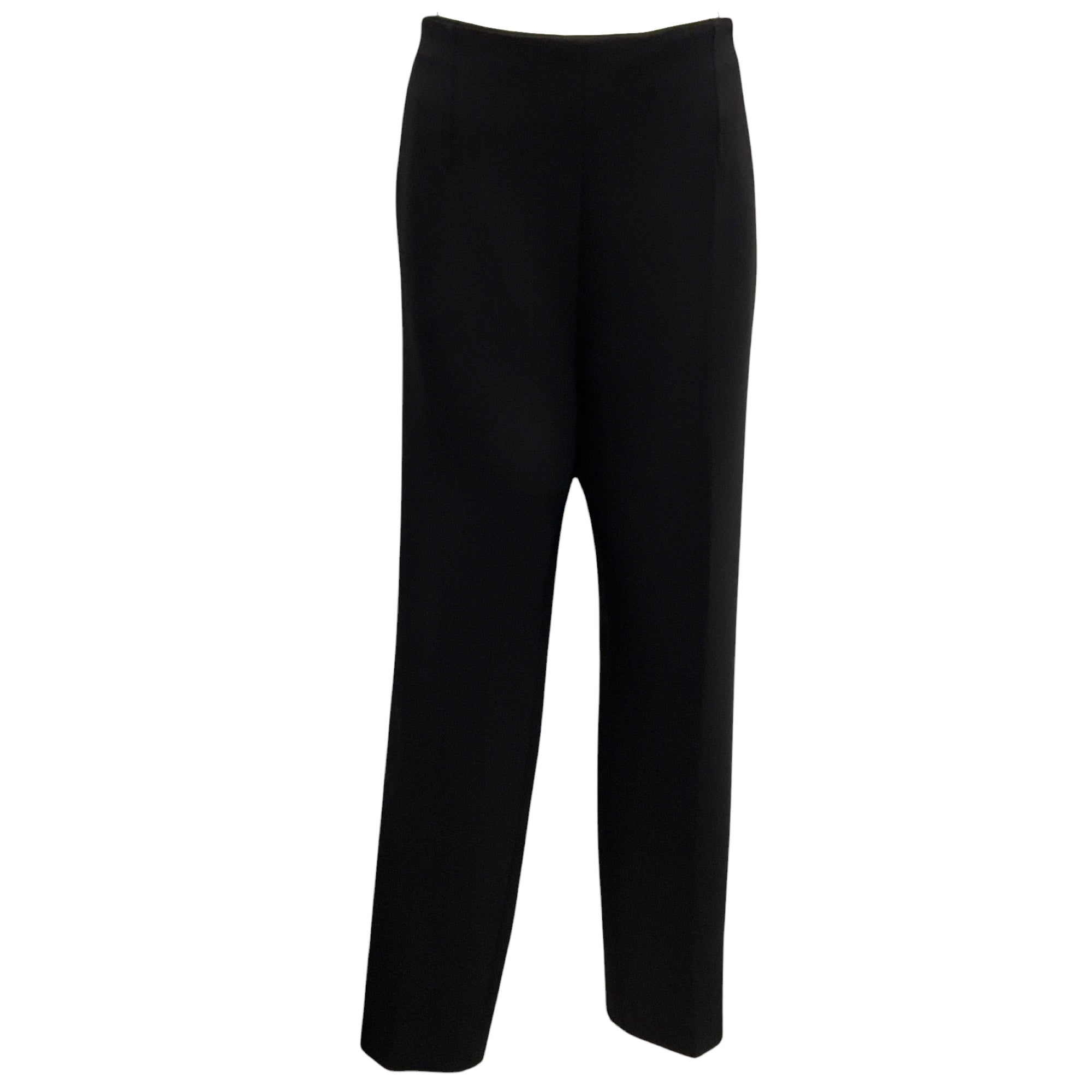 Hermes Black Wool Stretch Trousers